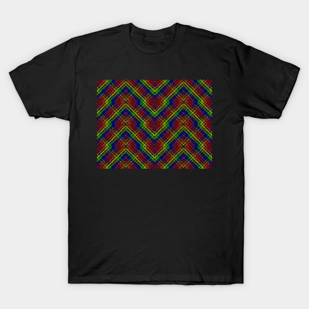 Rainbow Pattern - Landscape Orientation T-Shirt by NightserFineArts